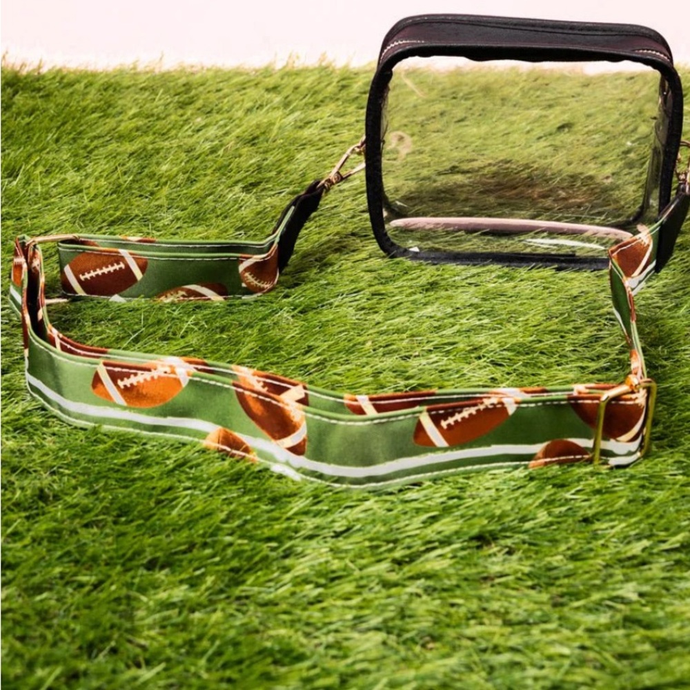 NGIL Football The Gridiron Strap Clear Stadium Bag